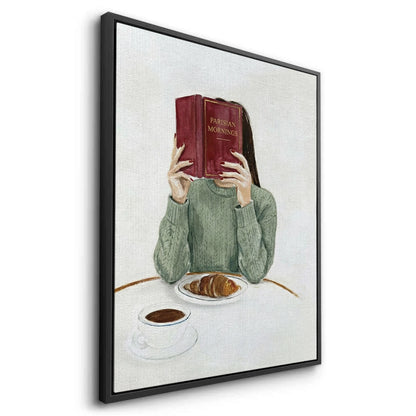 Parisian Morning Watercolor - Canvas