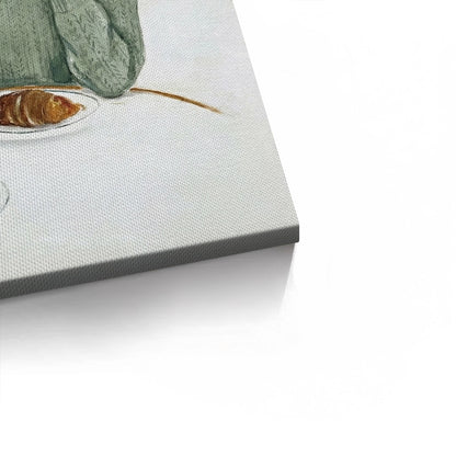 Parisian Morning Watercolor - Canvas