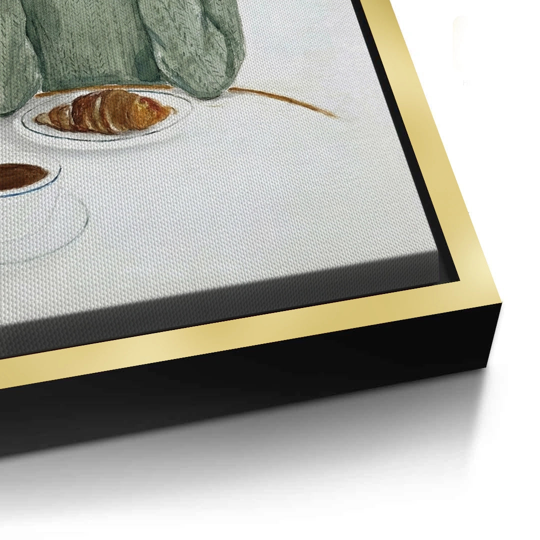 2Parisian Morning Watercolor - Canvas