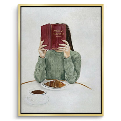 Parisian Morning Watercolor - Canvas