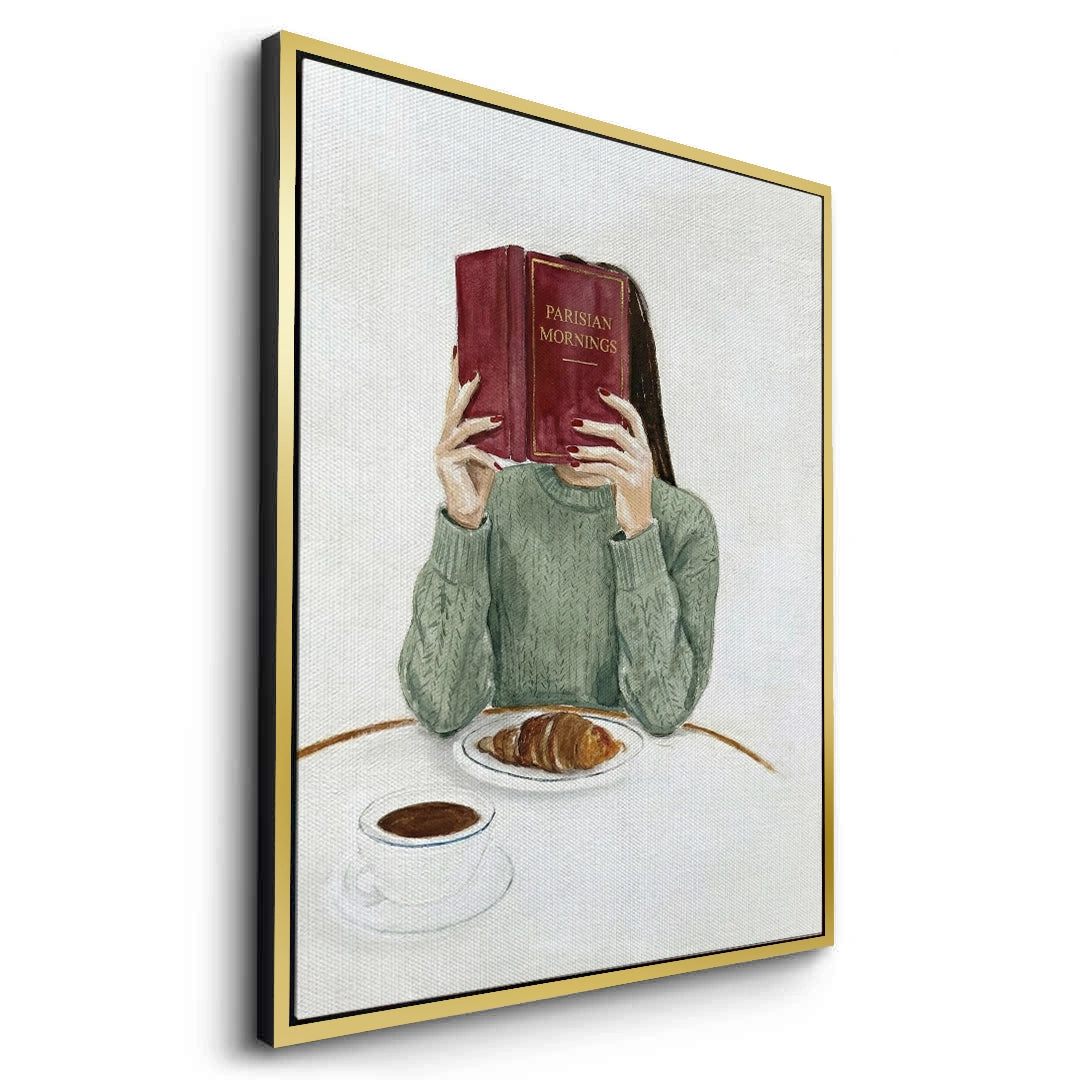 2Parisian Morning Watercolor - Canvas