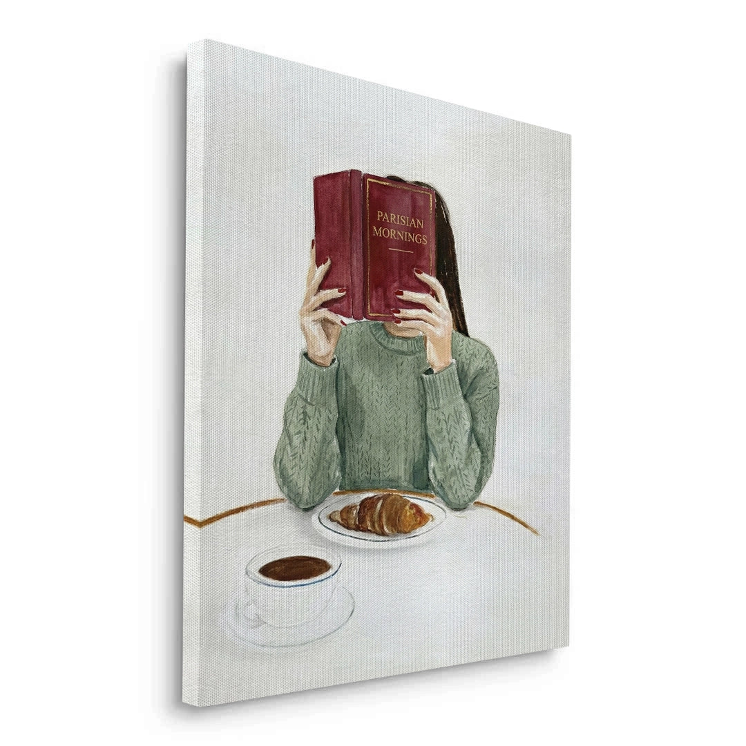 2Parisian Morning Watercolor - Canvas