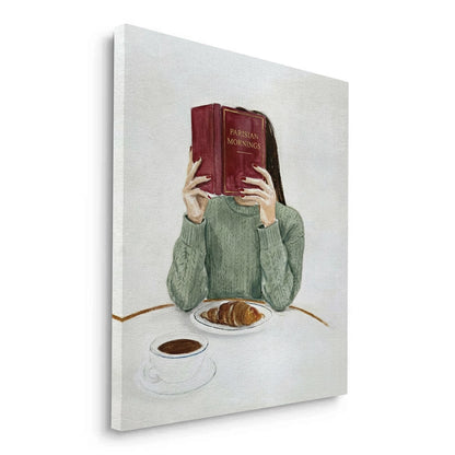 Parisian Morning Watercolor - Canvas