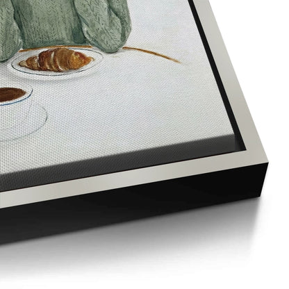 Parisian Morning Watercolor - Canvas