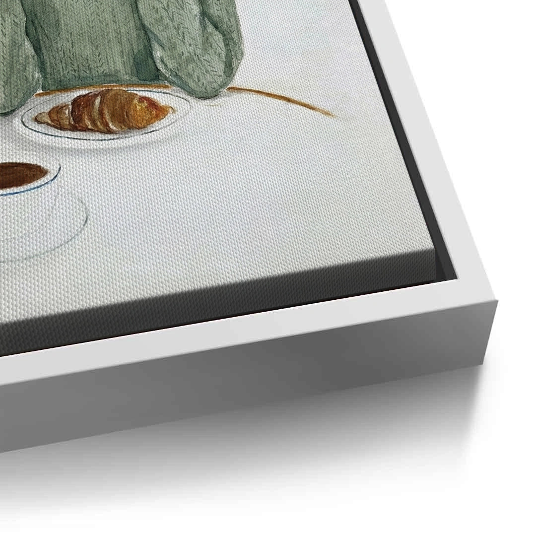 2Parisian Morning Watercolor - Canvas