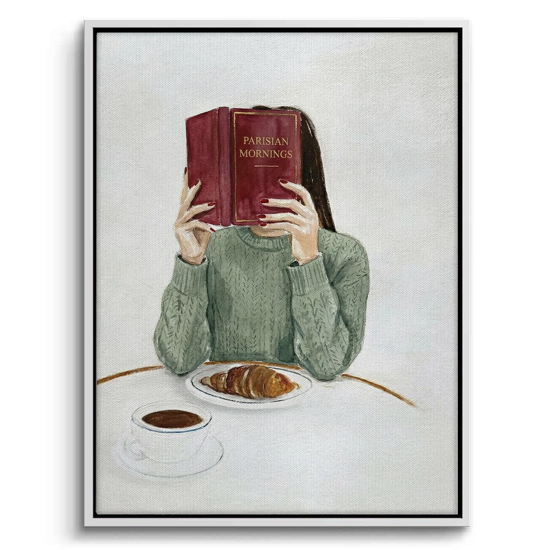 2Parisian Morning Watercolor - Canvas