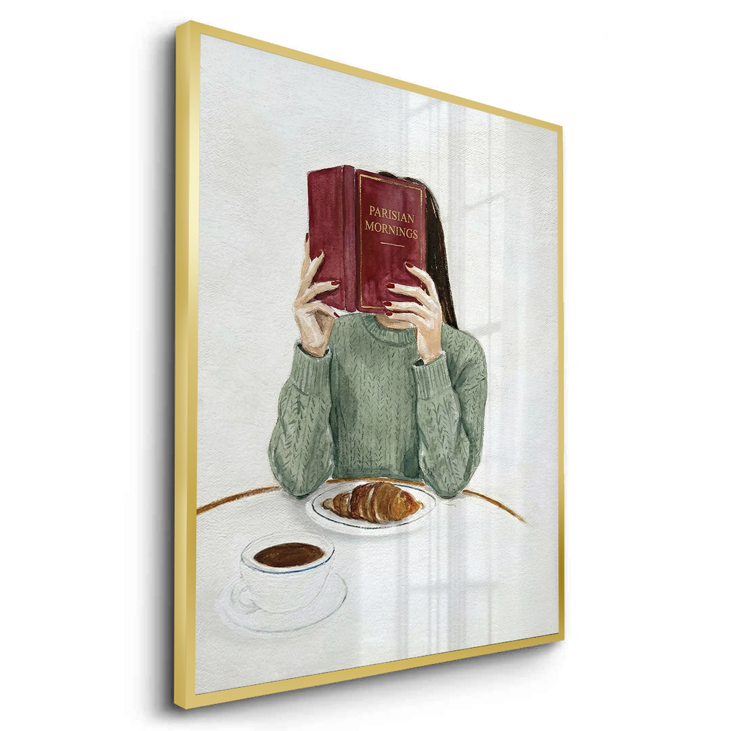 2Parisian Morning Watercolor - Fine Art