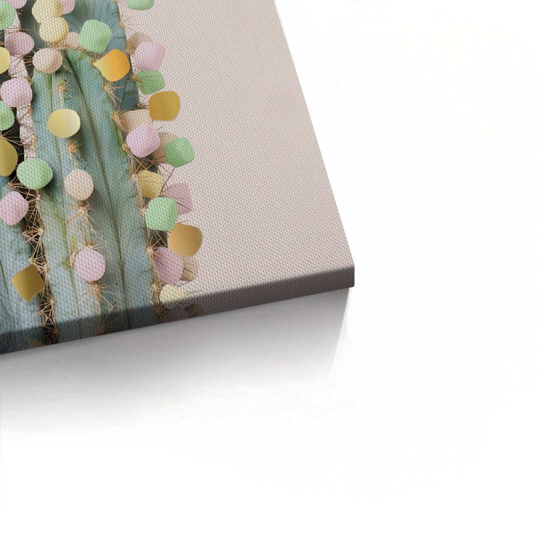 2Pastel Cactus - Canvas