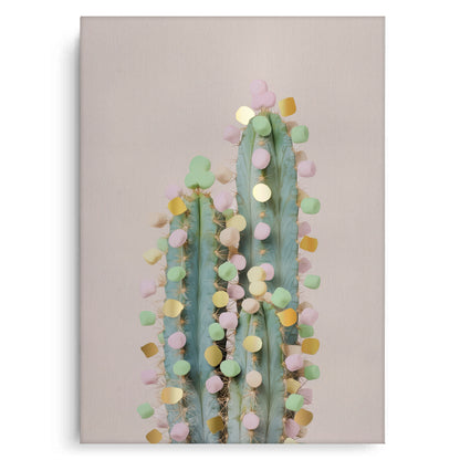 Pastel Cactus - Canvas