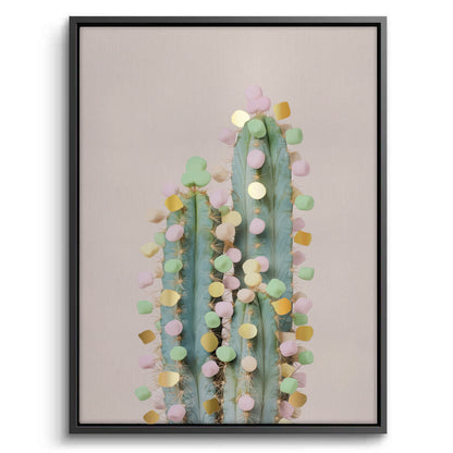 Pastel Cactus - Canvas
