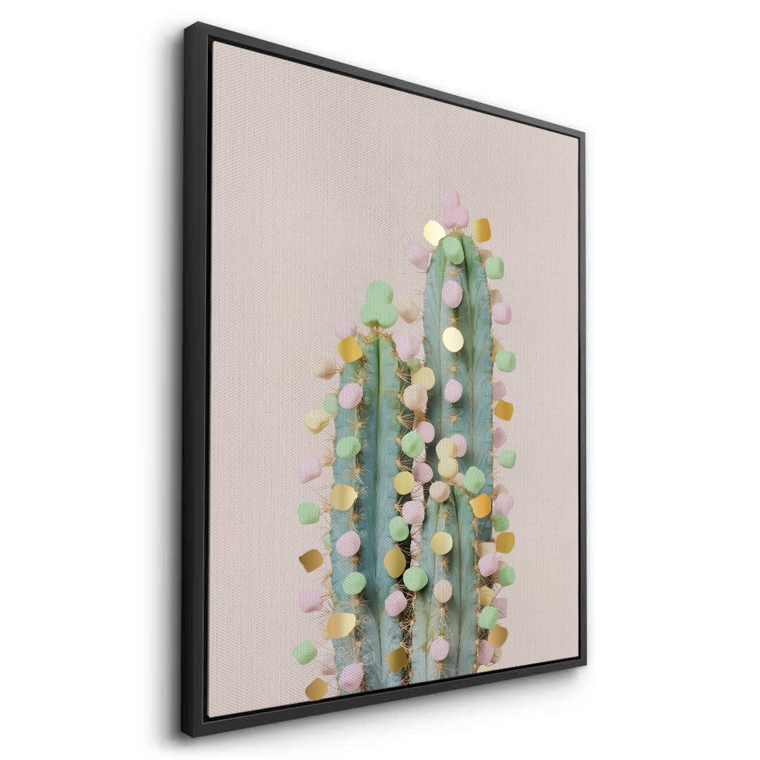 2Pastel Cactus - Canvas