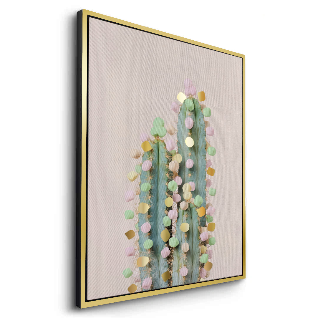 2Pastel Cactus - Canvas