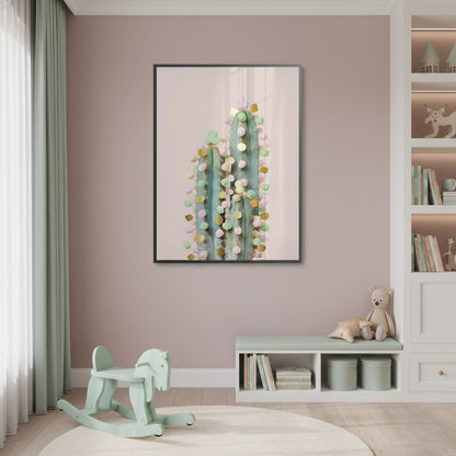 Pastel Cactus - Fine Art
