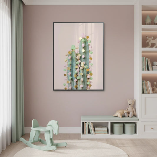 Pastel Cactus - Fine Art