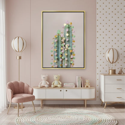 Pastel Cactus - Canvas