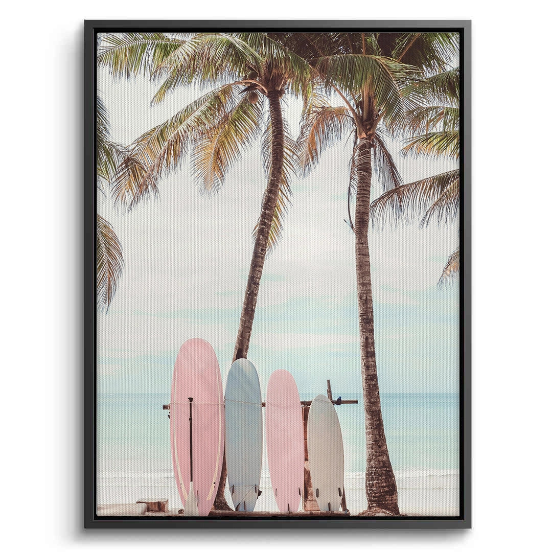 2Pastel Surfboards  - Canvas