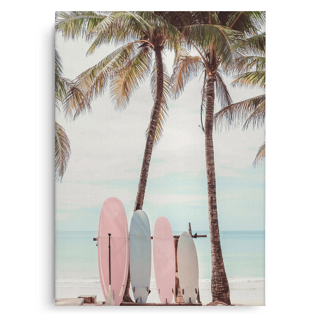 2Pastel Surfboards  - Canvas