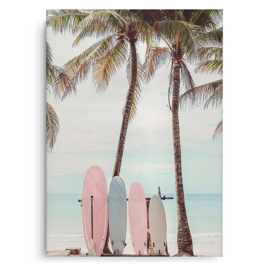 Pastel Surfboards  - Canvas