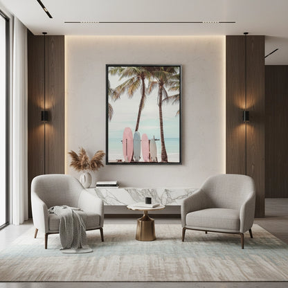 Pastel Surfboards  - Canvas