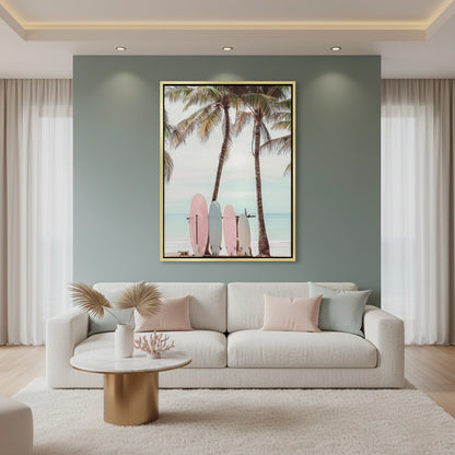 Pastel Surfboards  - Canvas