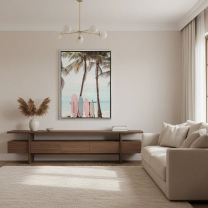 Pastel Surfboards  - Canvas