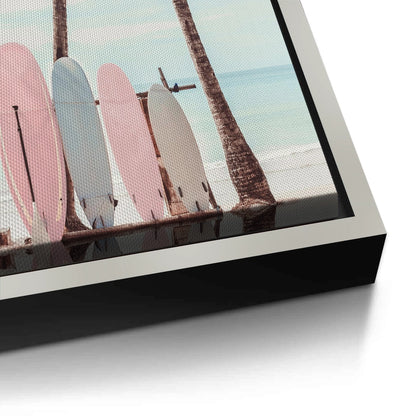Pastel Surfboards  - Canvas