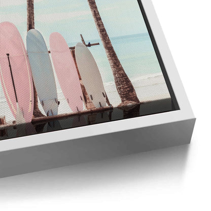 Pastel Surfboards  - Canvas