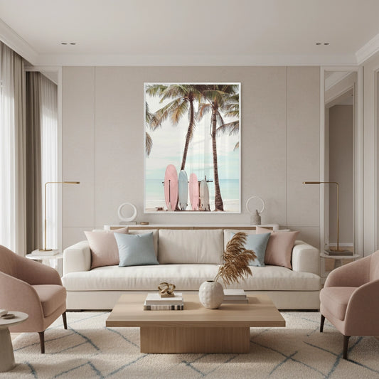 Pastel Surfboards - Fine Art