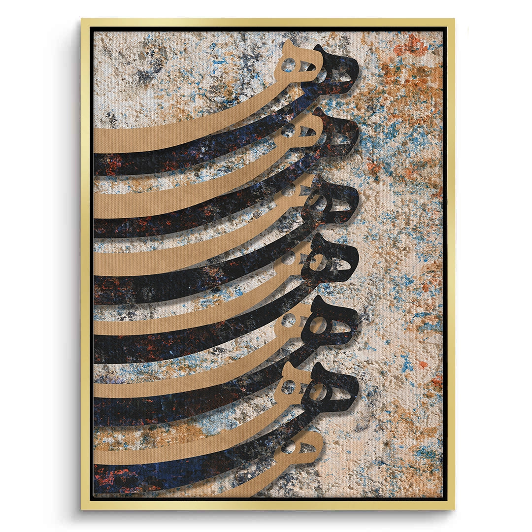 2Patina & Calligraphy - Canvas