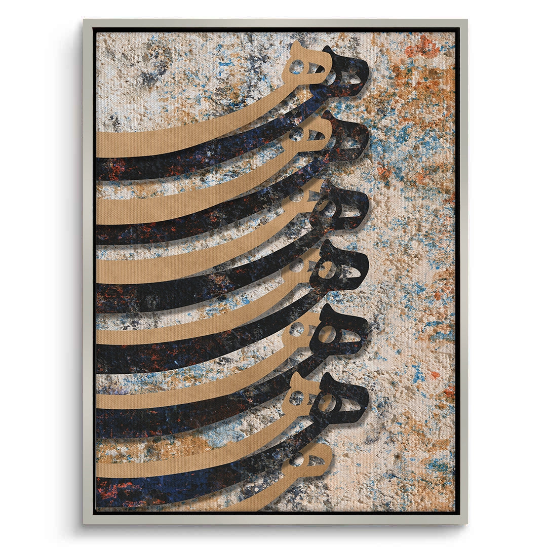 2Patina & Calligraphy - Canvas