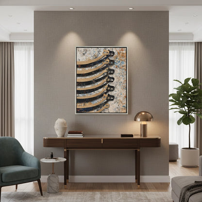 Patina & Calligraphy - Canvas