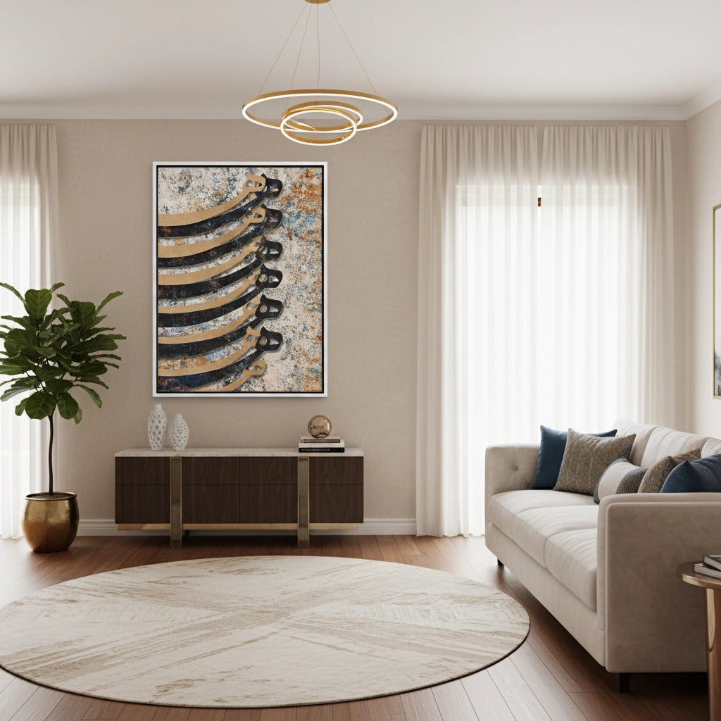 2Patina & Calligraphy - Canvas