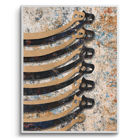 Patina & Calligraphy - Fine Art