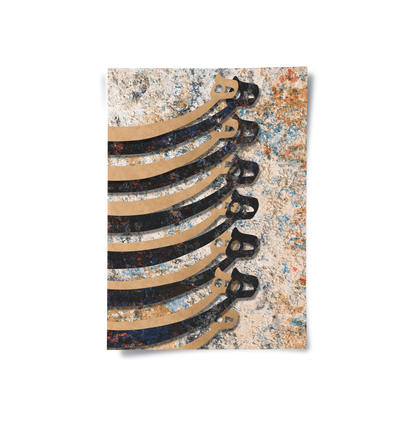 Patina & Calligraphy - Poster