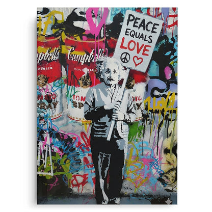 Peace Equals Love - Canvas