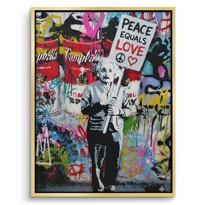 Peace Equals Love - Canvas