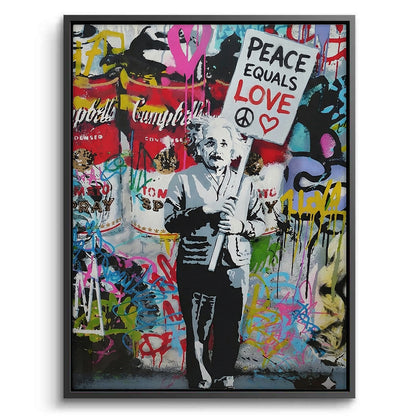 Peace Equals Love - Canvas