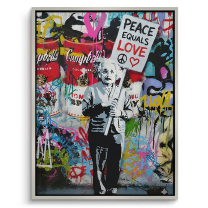 Peace Equals Love - Canvas