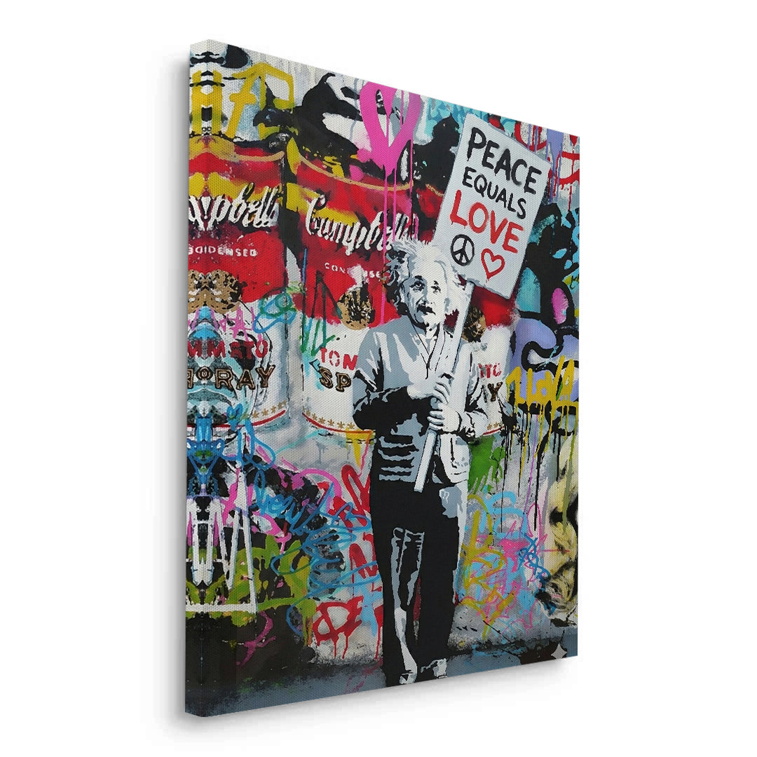 2Peace Equals Love - Canvas