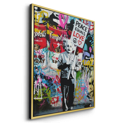 Peace Equals Love - Canvas
