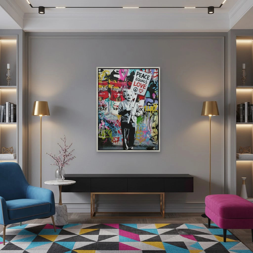 2Peace Equals Love - Canvas