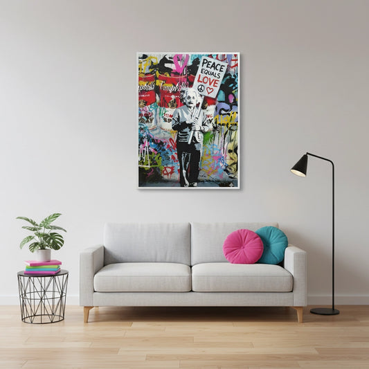 Peace Equals Love - Fine Art