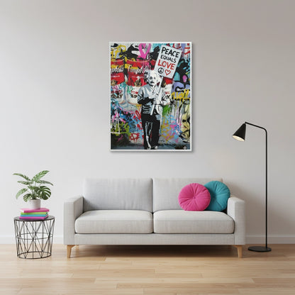 Peace Equals Love - Fine Art