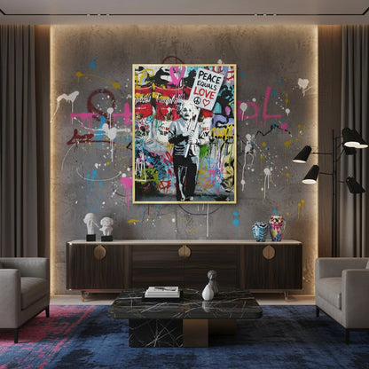 Peace Equals Love - Fine Art