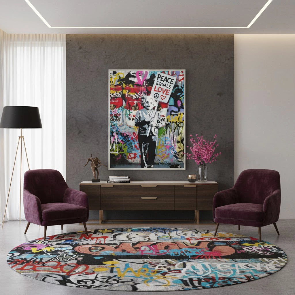 2Peace Equals Love - Fine Art