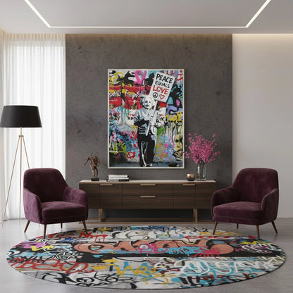 Peace Equals Love - Fine Art