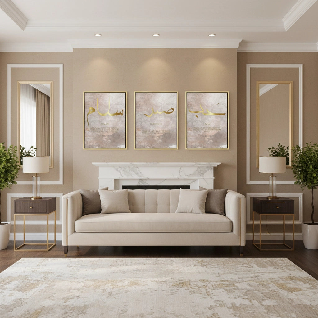 2Peace, Patience, Love Set of 3 - Canvas