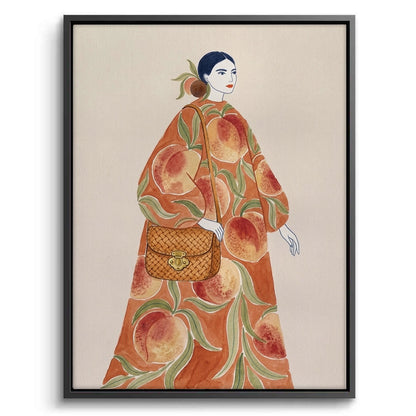 Peach Dress - Canvas