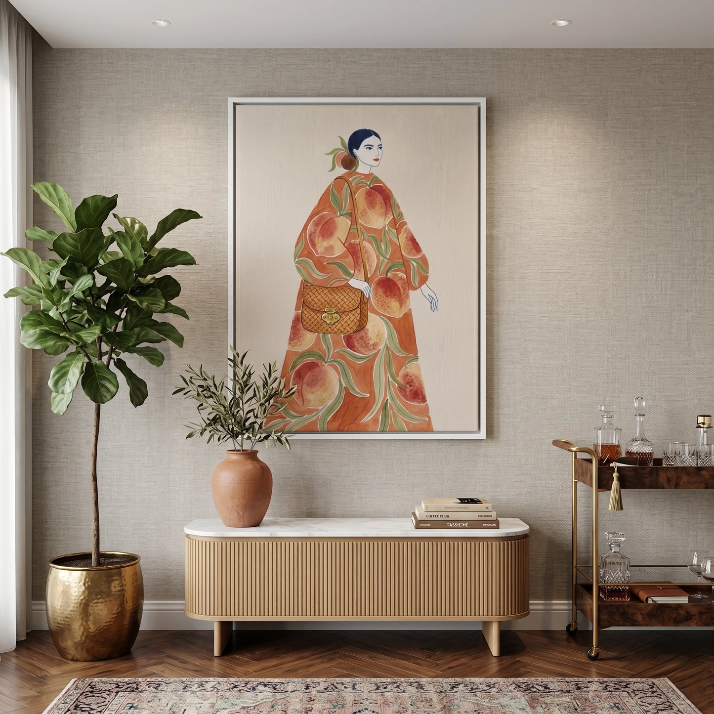 2Peach Dress - Canvas