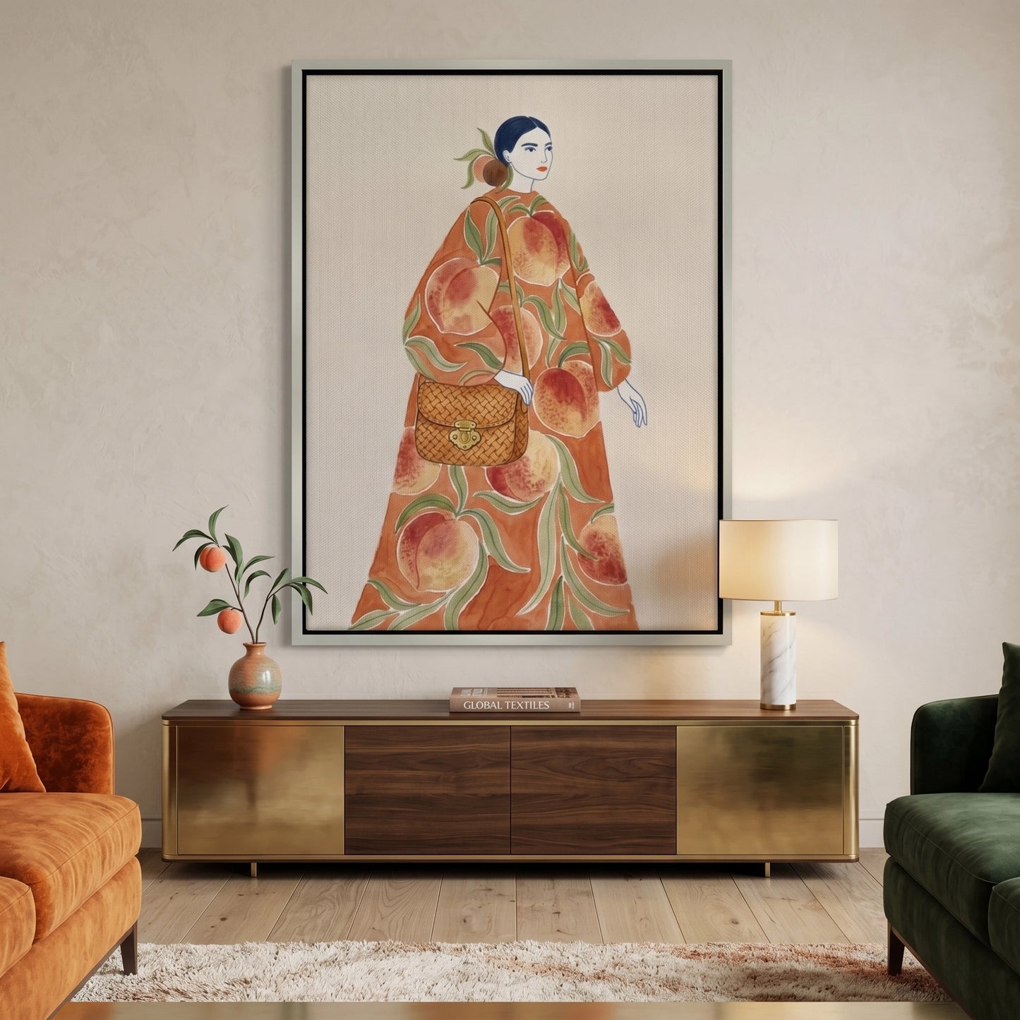 2Peach Dress - Canvas